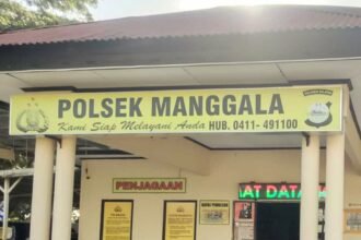 Kantor Polsek Manggala Makassar, (27/6/2024).