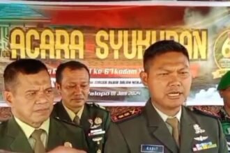 Dandim 1403/Plp Letkol Arm Kabit Bintoro P. S.I.P.