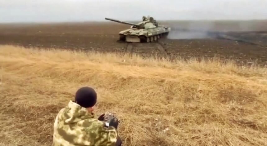 Tank Rusia yang bisa dikendalikan dari jarak jauh, Rabu (12/6/2024).