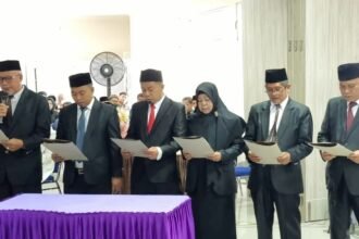 Pelantikan BPH dan Warek UNIMEN, (14/7/2024).