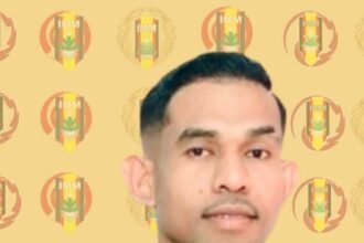 Ketua Ikatan Mahasiswa Muhamadiya (IMM) Cabang Buru M Kadafi Alkatiri
