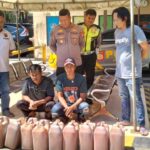 Patroli Timsus Polsek Tallo amankan 100 liter miras jenis ballo, (17/7/2024).