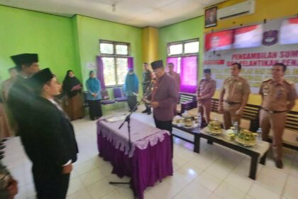 Penjabat Bupati Enrekang telah melantik Penjabat Kepala Desa Pundi Lemo dan Desa Taulan, (15/7/2024). 