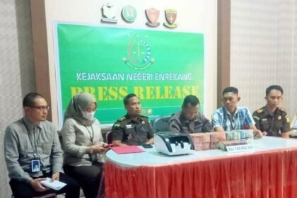 Kejari Enrekang selamatkan keuangan negara, (25/7/2024). (Foto: indrajaya yus)