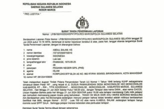 Oknum Pj Kepala Desa dan Kadus Pamanjengan Moncongloe Dilaporkan ke Polres Maros.