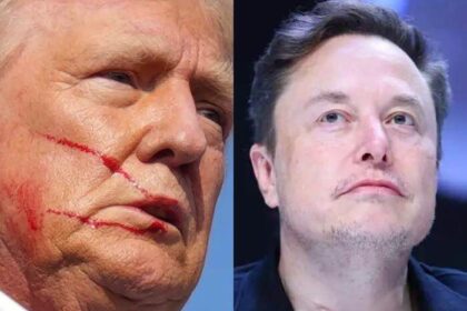 Donald Trump dalam insiden tempo lalu (kiri) dan CEO Tesla dan SpaceX, Elon Musk (kanan), Selasa (16/7/2024). (rtnews/ho)