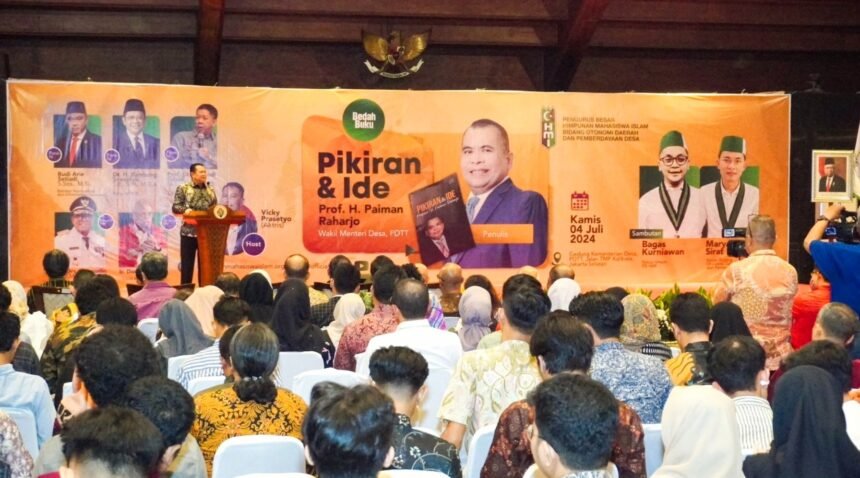 Bedah Buku Prof. Paiman Raharjo, Kamis (4/7/2024).