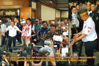 Dituduh serang dan intimidasi wartawan saat liputan putusan SYL, Ini klarifikasi Daenk Jamal, (11/7/2023).