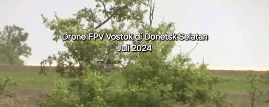 Serangan efektif operator drone FPV Vostok di Donetsk Selatan, (15/7/2024). (mw/ho)