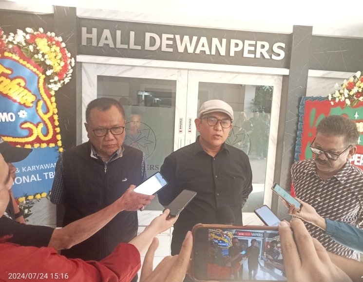 PWI Pusat tunjuk Zulmansyah Sekedang sebagai Pelaksana Tugas (Plt) Ketum, (24/7/2024).