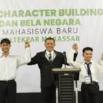 Politeknik Pariwisata Makassar menggelar pelatihan ESQ dan Bela Negara bagi 607 Mahasiswa Baru, (01/08/2024).