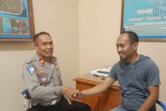 Kanit Lantas Polsek Mamajang klarifikasi kesalahpahaman dengan Wartawan, (5/8/2024).