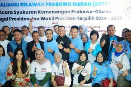 42 Organisasi Relawan Prabowo-Gibran Gelar Syukuran Kemenangan Pilpres 2024, (15/8/2024).