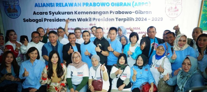 42 Organisasi Relawan Prabowo-Gibran Gelar Syukuran Kemenangan Pilpres 2024, (15/8/2024).