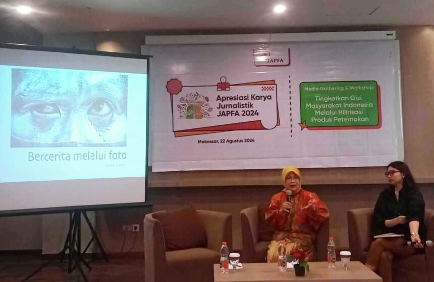 JAPFA menggelar media gathering dan apresiasi karya jurnalistik di Makassar, (22/8/2024).