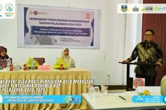 Workshop penyusunan dokumen KSP tahun pelajaran 2024/2025: mempersiapkan Generasi Emas Indonesia yang tangguh melalui implementasi Kurikulum Merdeka.