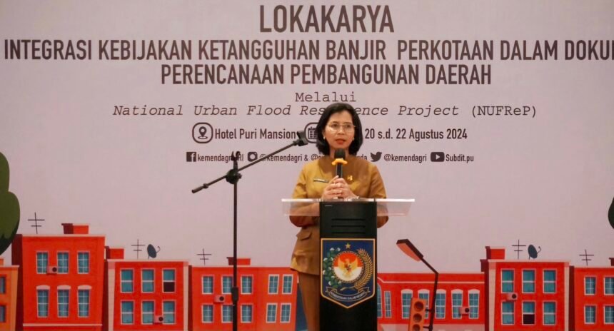 Pemerintah dorong lima daerah sebagai pilot project integrasi kebijakan bencana banjir.