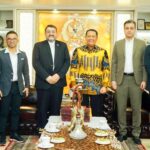 Pertemuan Duta Besar Iran untuk Indonesia, H.E. Mr. Mohammad Boroujerdi dengan Ketua MPR RI ke-16, Bambang Soesatyo, terkait Proses Hukum Kapal MT ARMAN 114, Kamis (29/8/2024).