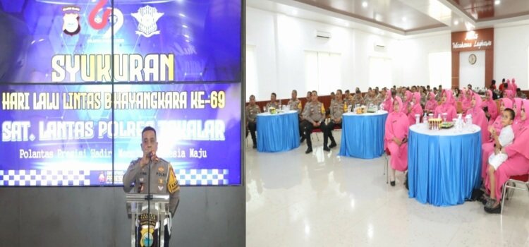 Satlantas Polres Takalar Gelar Syukuran HUT Lalu Lintas Bhayangkara ke-69, Tekankan Inovasi dan Profesionalisme, (30/9/2024).