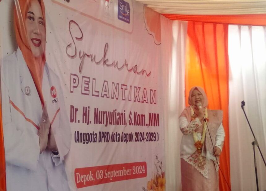 Wali Kota Depok hadiri syukuran pelantikan Hj. Nuryuliani, anggota DPRD terpilih dari PKS, (3/9/2024).