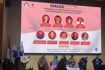 Formas gelar dialog nasional tentang peningkatan kualitas SDM di Auditorium Podomoro University, Jakarta pada Sabtu (7/9/2024).