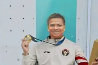 Nurhadi, fotografer handal anggota Persatuan Wartawan Indonesia (PWI).
