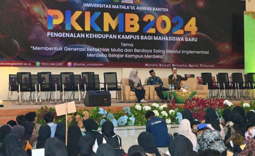 Sosialisasi kompetisi jurnalis kebangsaan mahasiswa 2024 di Universitas Mathla’ul Anwar Banten disambut antusias.