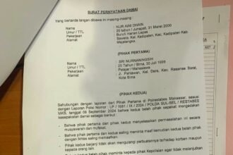 Suatu kasus diselesaikan secara damai, (10/9/2024).