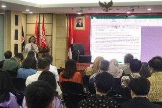 Sosialisasi program pengurangan sanksi administrasi pajak di Sekretariat INTI, Office Tower B, Lantai 10, MGK Kemayoran, Jakarta, (19/9/2024).