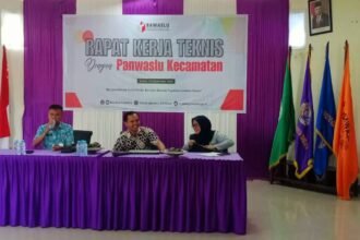 Bawaslu Enrekang gelar rakernis pengawasan kepemiluan bersama Panwascam, (19/9/2024).
