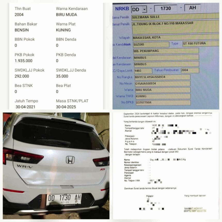 Dokter gigi dilaporkan atas dugaan penggunaan plat bodong, (20/9/2024).