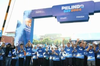1.500 karyawan Pelindo semarakkan jalan sehat, (29/9/2024).