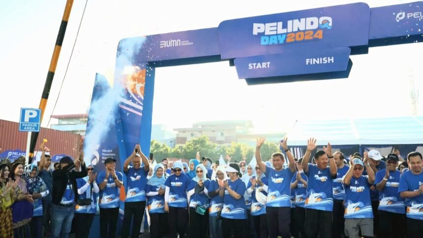 1.500 karyawan Pelindo semarakkan jalan sehat, (29/9/2024).