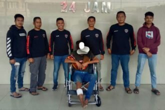 Timsus LION Polsek Manuju tangkap terduga pelaku pencurian ternak, (29/9/2024).