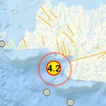 Gempa magnitudo 4.2, pusat gempa berada di laut tepatnya 33 kilometer di barat daya Bayah, dengan kedalaman 22 kilometer, Selasa (17/9/2024). (bmkg/ho/mediapesan)