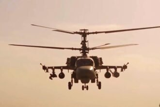Helikopter Ka-52M Rusia.