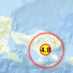 Wilayah Gianyar, Bali diguncang gempabumi tektonik berkekuatan M4,8 pada Sabtu, 21 September 2024, pukul 06.26 WIB.