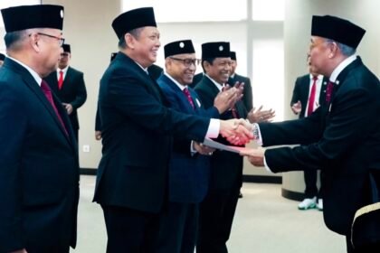 Bambang Soesatyo dikukuhkan sebagai Ketua Dewan Pembina KAI Periode 2024-2029. (dok. bamsoet/ho/mediapesan)