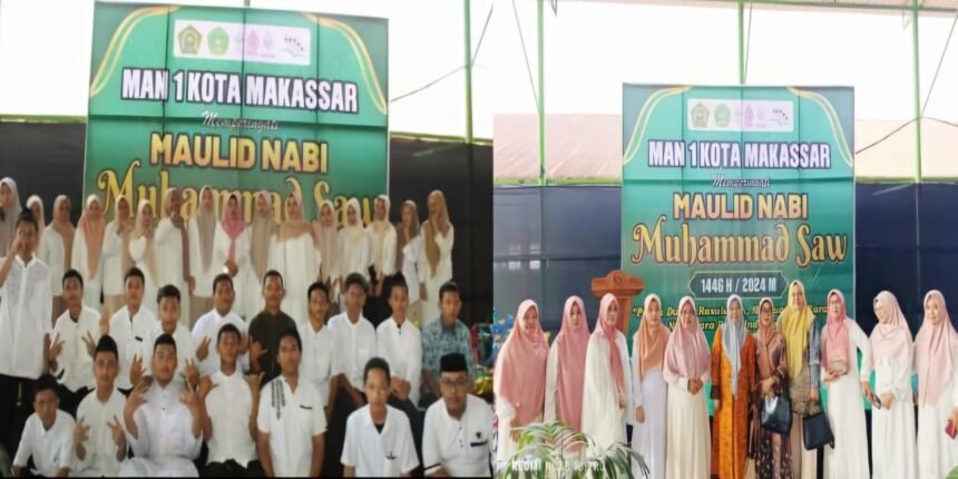 MAN 1 Makassar Gelar Peringatan Maulid Nabi 1446 H. (Dok. Humas MAN 1 Makassar)