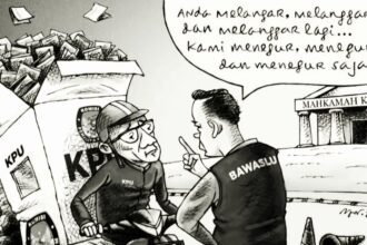 Ilustrasi-Bawaslu dan KPU: Komisioner KPU Enrekang diterpa isu miring, (4/10/2024).