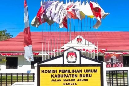 Komisi Pemilihan Umum (KPU) Kabupaten Buru, 2024.