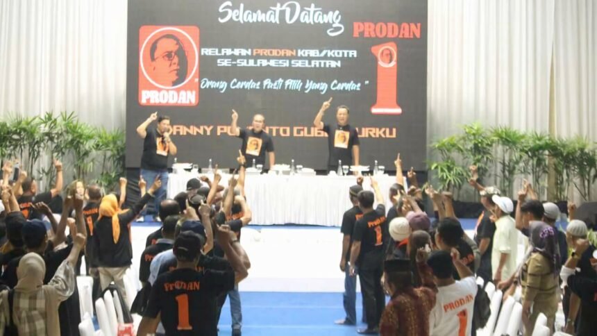 Relawan ProDan Se-Sulsel: Amunisi baru untuk Danny Pomanto di Pilkada 2024. 