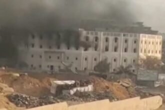 Penampakan Rumah Sakit Indonesia di Gaza setelah diserang tentara Israel, (21/10/2024). (qudsn/ho)
