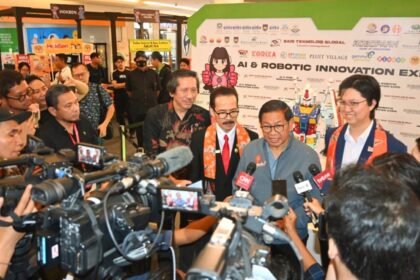 AI & Robotic Innovation Expo 2024 di Main Atrium Pluit Village Mall, Pluit, Jakarta Utara, Selasa (22/10/2024).