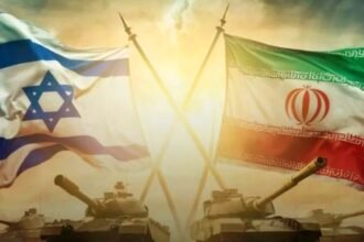 Ilustrasi - Iran vs. Israel. (wanaen/ho)