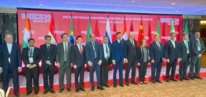 Menteri Keuangan BRICS di Moskow, (11/10/2024). (@runews/ho)