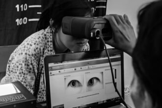 KTP-el yang dilengkapi chip berisi data biometrik, seperti sidik jari dan iris mata, yang terhubung langsung dengan Sistem Informasi Administrasi Kependudukan (SIAK) Terpusat. (dok. dukcapil/ho)