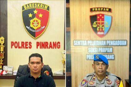 Klarifikasi Polres Pinrang.