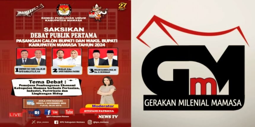 Gerakan Millenial Mamasa soroti debat kandidat pilkada Mamasa.