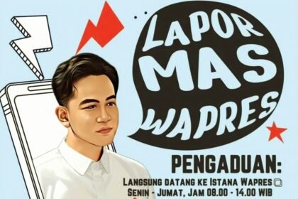 Screenshot - Poster Lapor Mas Wapres yang diunggah melalui akun Instagram @gibran_rakabuming.